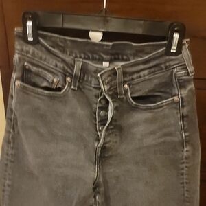 Vintage Signature by Levi Strauss High Rise Black Button Fly Women's Jeans